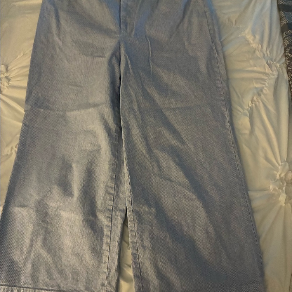 J Crew Light Blue Wide Leg Jeans